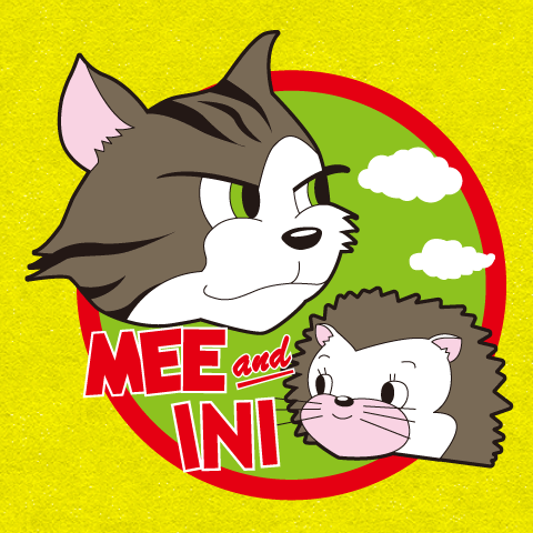 MEE and INI 玄関ラグ