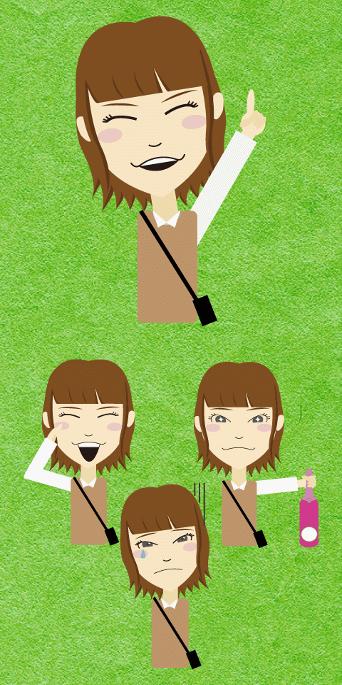 さとみ LINEスタンプ